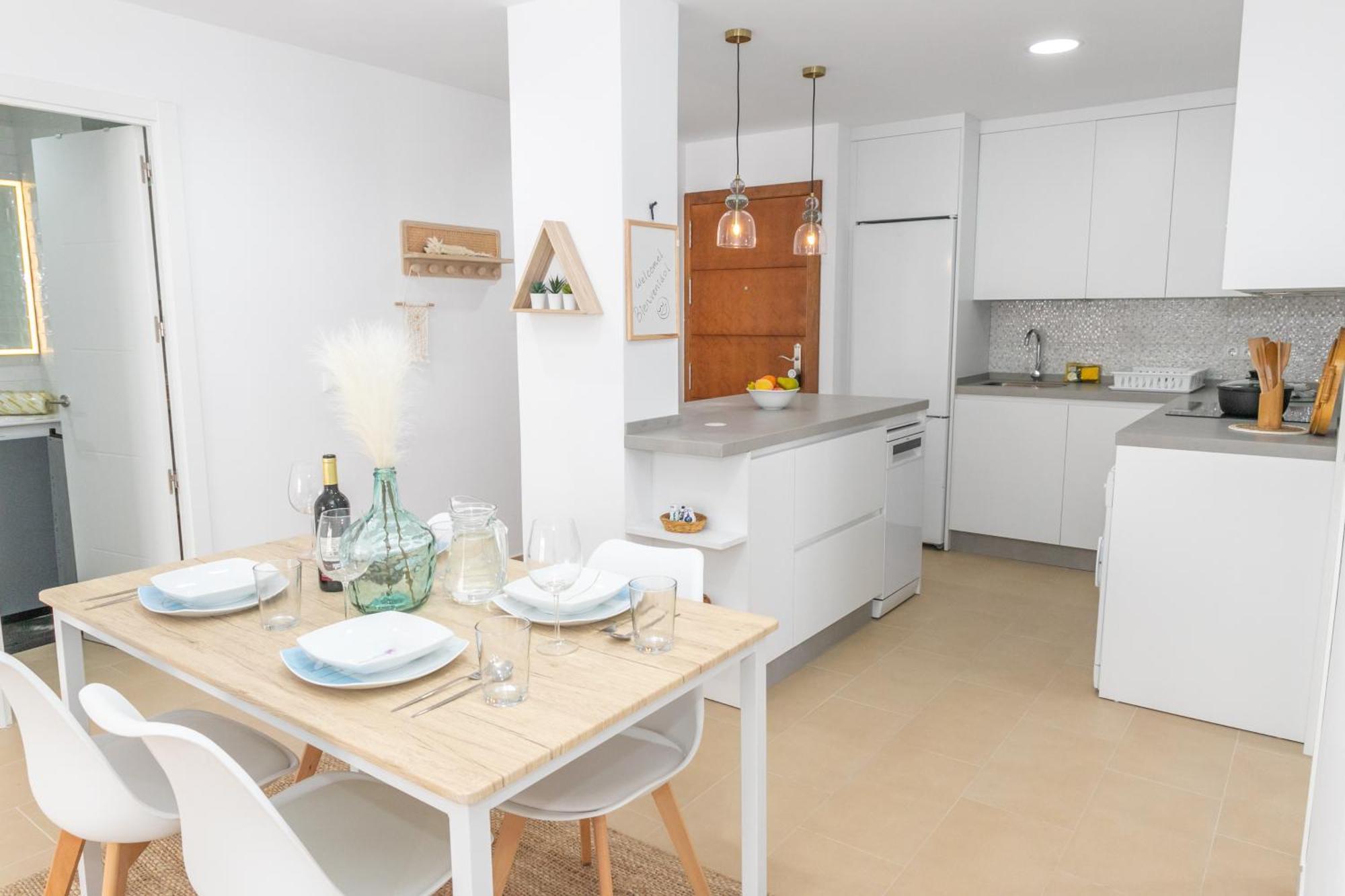 Casa Melva - Primera Linea Con Terraza, Moderno Barbate Kültér fotó