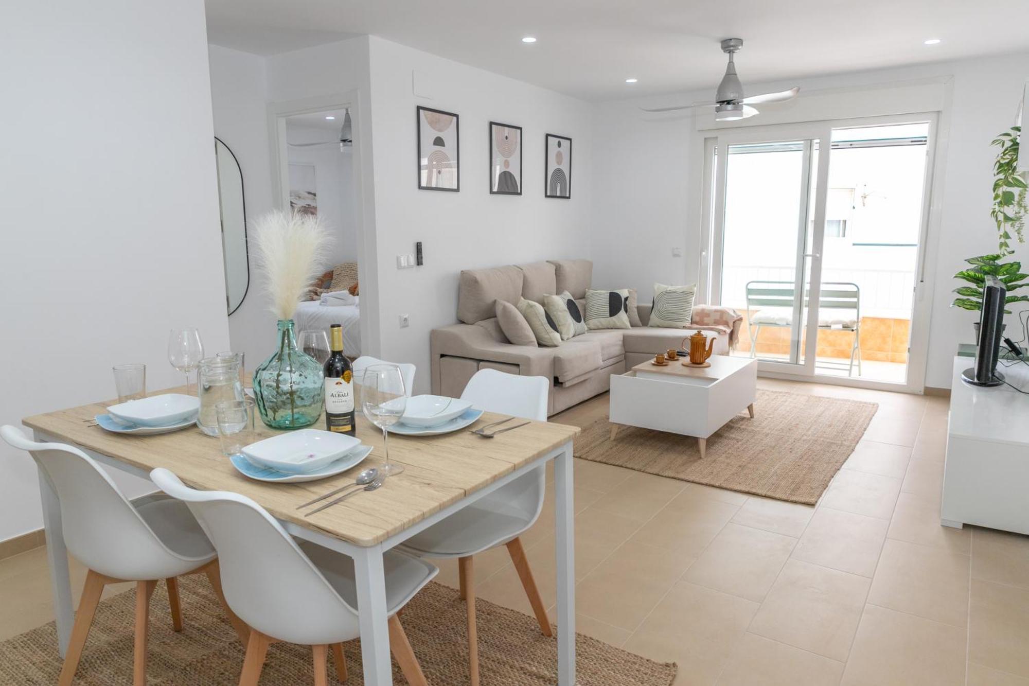 Casa Melva - Primera Linea Con Terraza, Moderno Barbate Kültér fotó